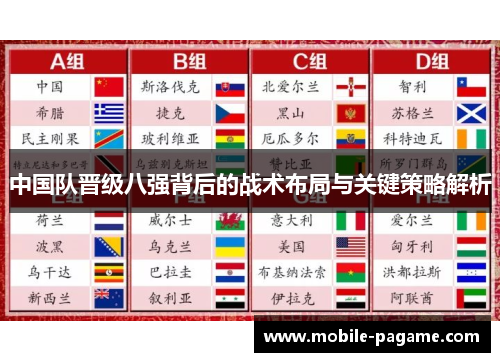 中国队晋级八强背后的战术布局与关键策略解析