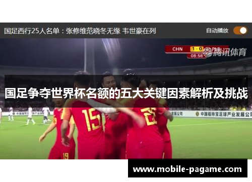 国足争夺世界杯名额的五大关键因素解析及挑战