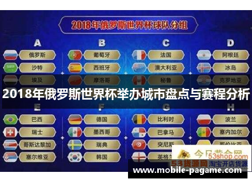 2018年俄罗斯世界杯举办城市盘点与赛程分析