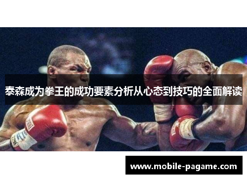 泰森成为拳王的成功要素分析从心态到技巧的全面解读